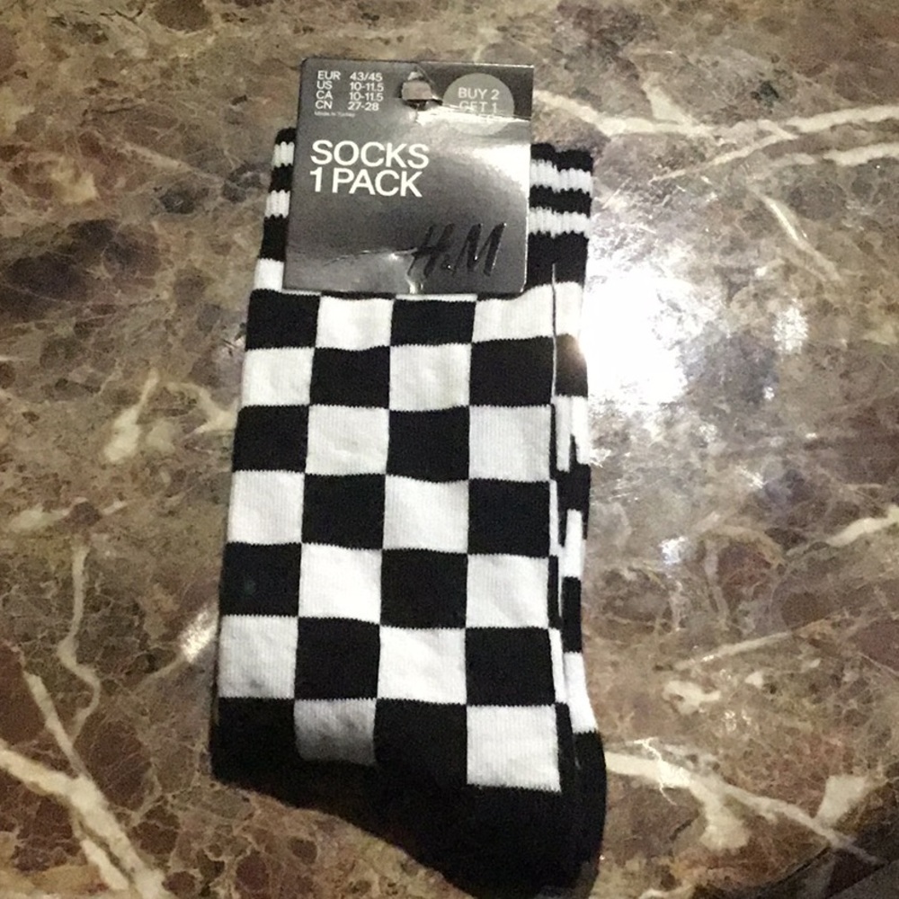 Checkered socks